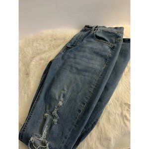 Vibrant MIU Distressed Jeans Bootcut Slit Size 9/28